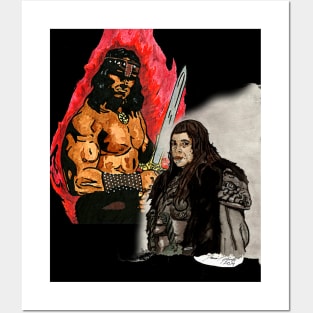 Conan vs Thulsa Doom Posters and Art